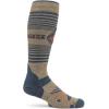 Volcom mens Synth Medium Weight Snowboard Sock(Chestnut Brown S5)