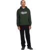 Volcom mens Volstoned Hoodie Fleece Sweatshirt(Dark Forest)