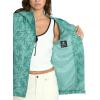 Volcom womens Enemy Stone Hooded Zip Front Windbreaker Jacket(Stormy Blue)