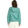 Volcom womens Enemy Stone Hooded Zip Front Windbreaker Jacket(Stormy Blue)