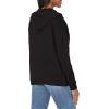 Volcom womens Lil Zip Up Hooded Fleece Sweatshirt(Black Black Black)