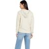 Volcom womens Lil Zip Up Hooded Fleece Sweatshirt(Cream White)