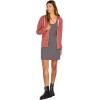 Volcom womens Lil Zip Up Hooded Fleece Sweatshirt(Rosewood)