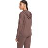 Volcom womens Lil Zip Up Hooded Fleece Sweatshirt(Slate Grey)
