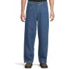 Volcom Mens Billow Loose Fit Baggy Denim Jeans – Relaxed Vintage Style, Soft Cotton Denim, Wide Leg(Bold Blue)