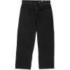 Volcom Mens Billow Loose Fit Baggy Denim Jeans – Relaxed Vintage Style, Soft Cotton Denim, Wide Leg(New Black Wash)