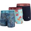 Volcom Mens Boxer Briefs 3 Pack Poly Spandex Performance FLY-LESS Support Boxer Briefs Underwear(Multi/Light Blue/Navy)