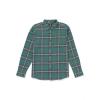 Volcom Mens Caden Plaid Long Sleeve Flannel Shirt – Classic Fit, Button-Front, Soft Brushed Cotton(Sea Green)