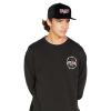 Volcom Men’s Cheese Mesh Trucker Hat(Black Ice)