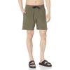 Volcom Mens Frickin Ascender 18″ Elastic Waist Water Repellent Short(Wintermoss)