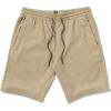 Volcom Men’s Frickin Elastic Waist 19″ Chino Short(Light Khaki)