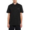 Volcom Men’s Hazard Performance Short Sleeve Lightweight Golf Polo(Hazard Black)