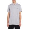 Volcom Men’s Hazard Performance Short Sleeve Lightweight Golf Polo(Heather Grey)