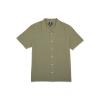 Volcom Mens Hobarstone Short Sleeve Classic Fit ShirtButton Down Shirt(Army Green Combo)