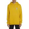 Volcom Men’s Iconic Stones Hooded Fleece Pullover Sweatshirt(Gold)
