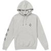 Volcom Men’s Iconic Stones Hooded Fleece Pullover Sweatshirt(Grey)