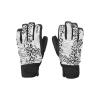 Volcom Mens Nyle Insulated Pipe and Park Winter Snowboard SKi Gloves(White Print)