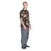 Volcom Mens Regular Marble Floral Short Sleeve Button Down Hawaiian Shirt(Stealth)