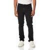 Volcom Mens Slim Fit Stretch Denim Jeans – Skinny Leg, Flexible Comfort, Classic 5-Pocket Style(Black Blackout)