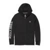 Volcom Men’s Standard Rally Hooded Long Sleeve 50+ UPF Loose Fit Rashguard(Black 1)