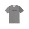 Volcom Mens Stone Tech Short Sleeve Quick Drying Tee(Charcoal Heather)