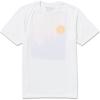 Volcom Mens Stone Tech Short Sleeve Quick Drying Tee(White Get Out)