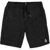 Volcom Mens Understoned 18″ Elastic Waist Hybrid Short(Black 1)