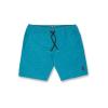 Volcom Mens Understoned 18″ Elastic Waist Hybrid Short(Ocean Teal)