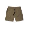 Volcom Mens Understoned 18″ Elastic Waist Hybrid Short(Wintermoss)