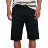 Volcom Mens Vmonty Stretch 22 Chino Shorts – Casual Everyday Wear, Relaxed Fit(Black)