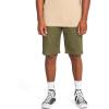 Volcom Mens Vmonty Stretch 22 Chino Shorts – Casual Everyday Wear, Relaxed Fit(Military)