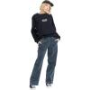 Volcom Womens 1991 Stone Low Rise Denim Jean Pant(Vintage Navy)