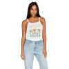 Volcom Womens 1991 Strappy Sleeveless Tank Top(Star White)