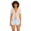 Volcom Women’s Cruz Cruise Sweater Cardigan(Dusty Rose)