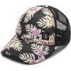 Volcom Women’s Into Paradise Trucker Foam Snapback Hat(Black Floral)