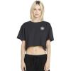 Volcom Women’s Just a Trim Short Sleeve Crop Tee(Black)