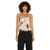 Volcom Womens Lets Luau Cami Top(Vintage Black)