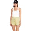 Volcom Women’s Lived in Lounge Fleece Sweat Shorts (Regular & Plus Size)(Citron)