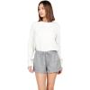 Volcom Womens Sunday Strut Elastic Waist Short(Black Stripe 1)