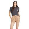 Volcom Womens Sunday Strut Elastic Waist Short(Mocha)