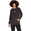 Volcom Women’s Truly Stoked Ovesized Bf Hooded Fleece Sweatshirt(Black)
