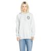 Volcom Women’s Truly Stoked Ovesized Bf Hooded Fleece Sweatshirt(Chlorine)