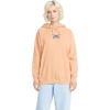 Volcom Women’s Truly Stoked Ovesized Bf Hooded Fleece Sweatshirt(Clay)