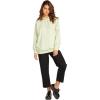 Volcom Women’s Truly Stoked Ovesized Bf Hooded Fleece Sweatshirt(Sage)