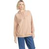 Volcom Women’s Truly Stoked Ovesized Bf Hooded Fleece Sweatshirt(Sandstorm)