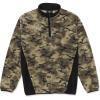 Volcom mens Error92 Polar Fleece Mock Neck Jacket(Dark Khaki)