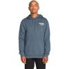 Volcom mens Pullover Logo Fleece Hooded Sweatshirt – Soft Brushed Interior, Classic Fit, Kangaroo Pocket, Ribbed Cuffs & Hem(Airwalk Dark Slate)