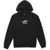 Volcom mens Pullover Logo Fleece Hooded Sweatshirt – Soft Brushed Interior, Classic Fit, Kangaroo Pocket, Ribbed Cuffs & Hem(Black Explorer)