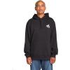 Volcom mens Pullover Logo Fleece Hooded Sweatshirt – Soft Brushed Interior, Classic Fit, Kangaroo Pocket, Ribbed Cuffs & Hem(Cruiser Black)