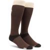 Volcom mens Synth Medium Weight Snowboard Sock(Brown S3)